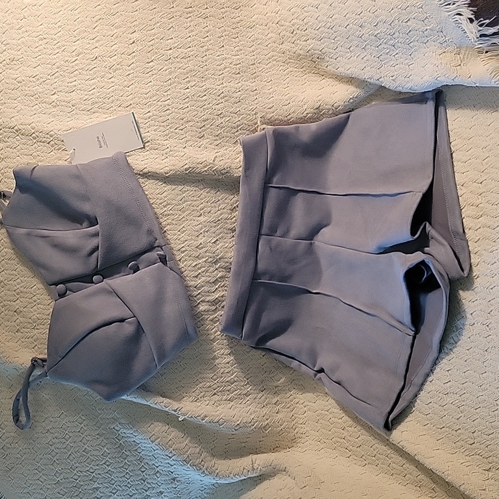 Blashe Suede Short Set